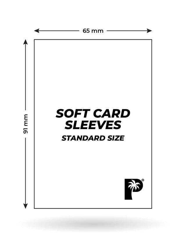 Soft Card Sleeves - Standard Size - 100pc